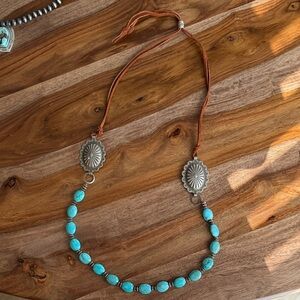 Western style Concho Necklace